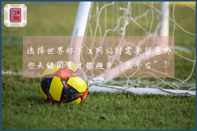 选择世界杯下注网站时需要留意哪些关键因素才能避开“黑平台”？