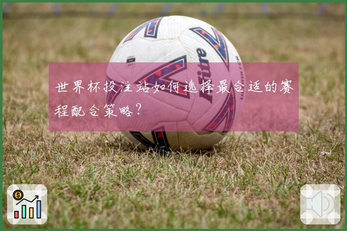 世界杯投注站如何选择最合适的赛程配合策略？